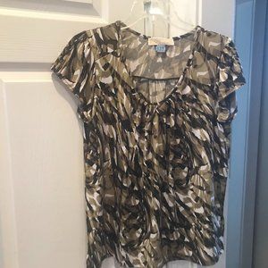 Ladies Michael Kors Short Sleeve Shirt, Size M